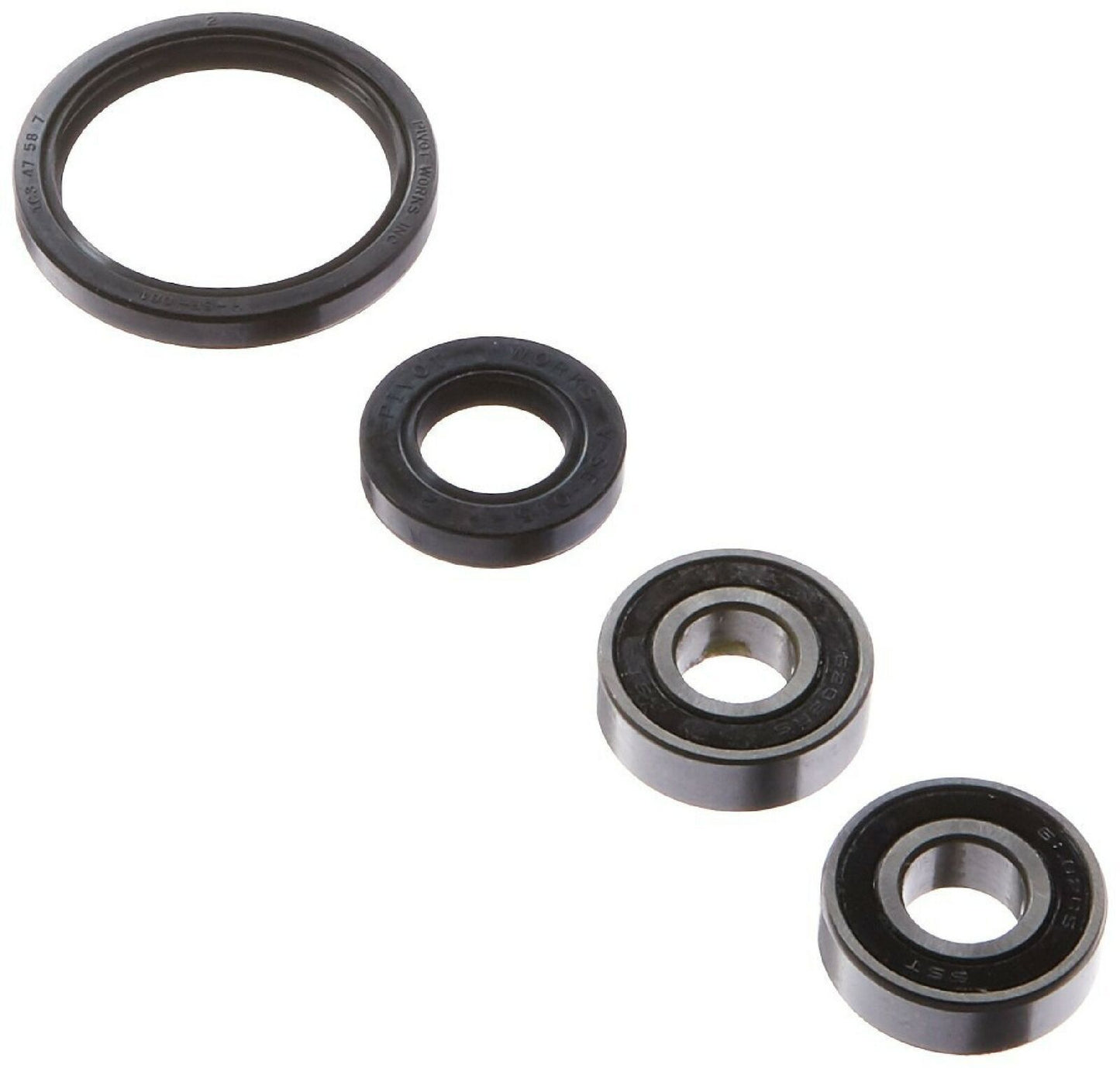 Pivot Works Front Wheel Bearings for 1987-2000 Yamaha TW200 Lifetime Warranty