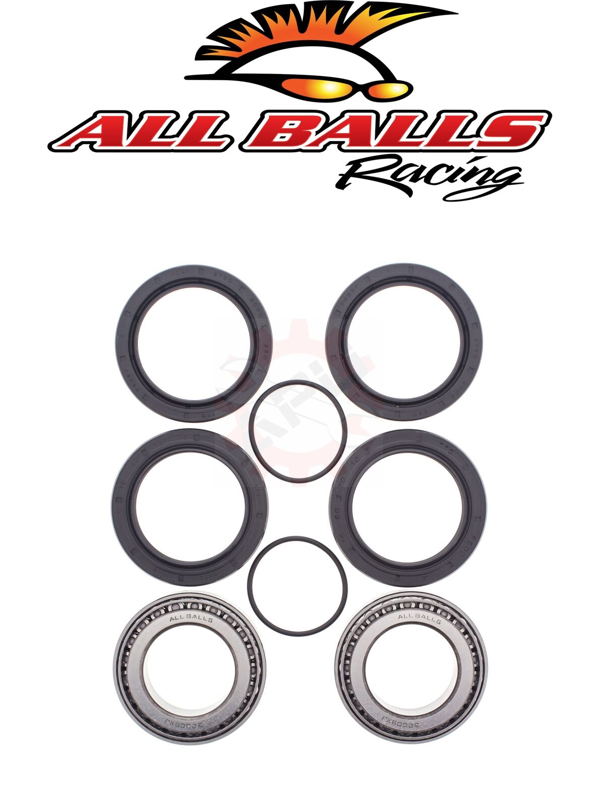 2008-2010 Polaris Outlaw 450 ALL BALLS REAR AXLE WHEEL BEARINGS SEALS 25-1498