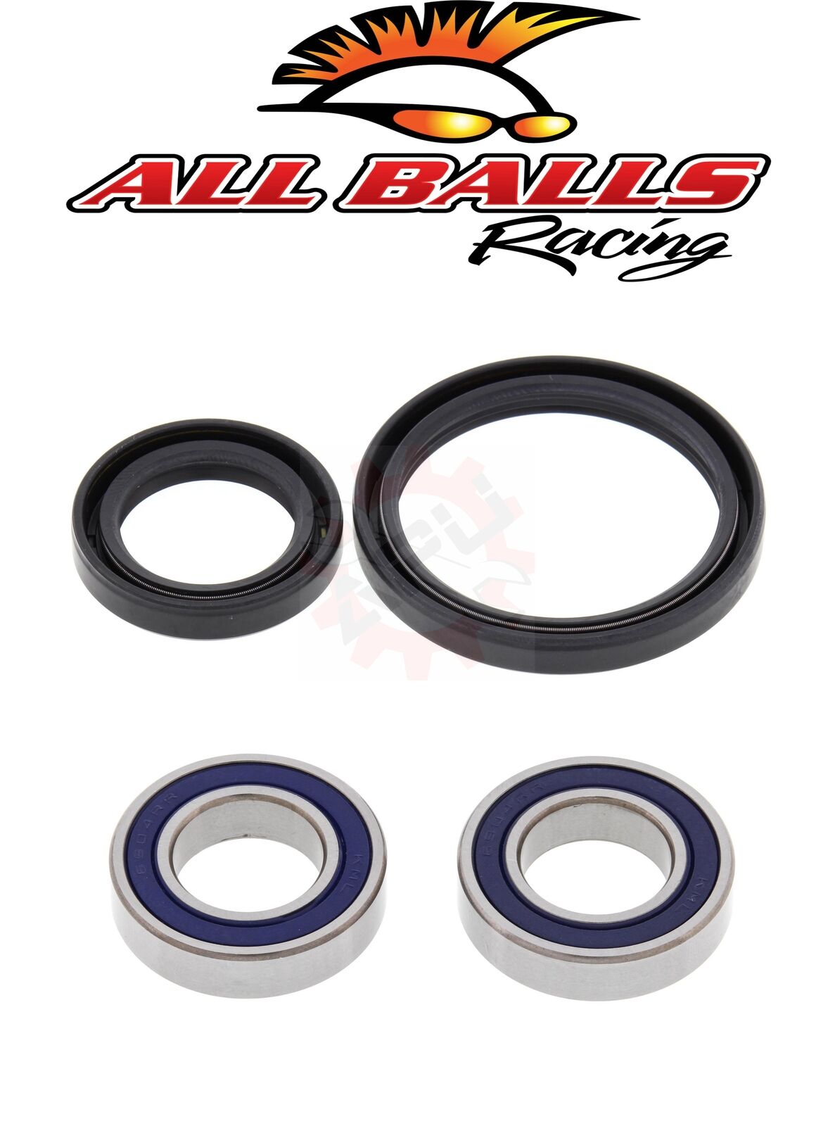 Front Wheel Bearings Yamaha WR250F 01-12 WR400F 98-00 ALL BALLS 25-1632