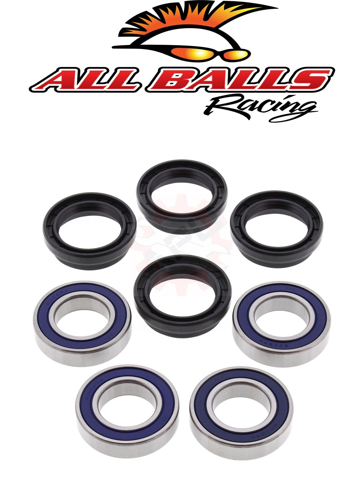 Rear Wheel Bearings Yamaha YFM 660 Grizzly 02 ALL BALLS 25-1409
