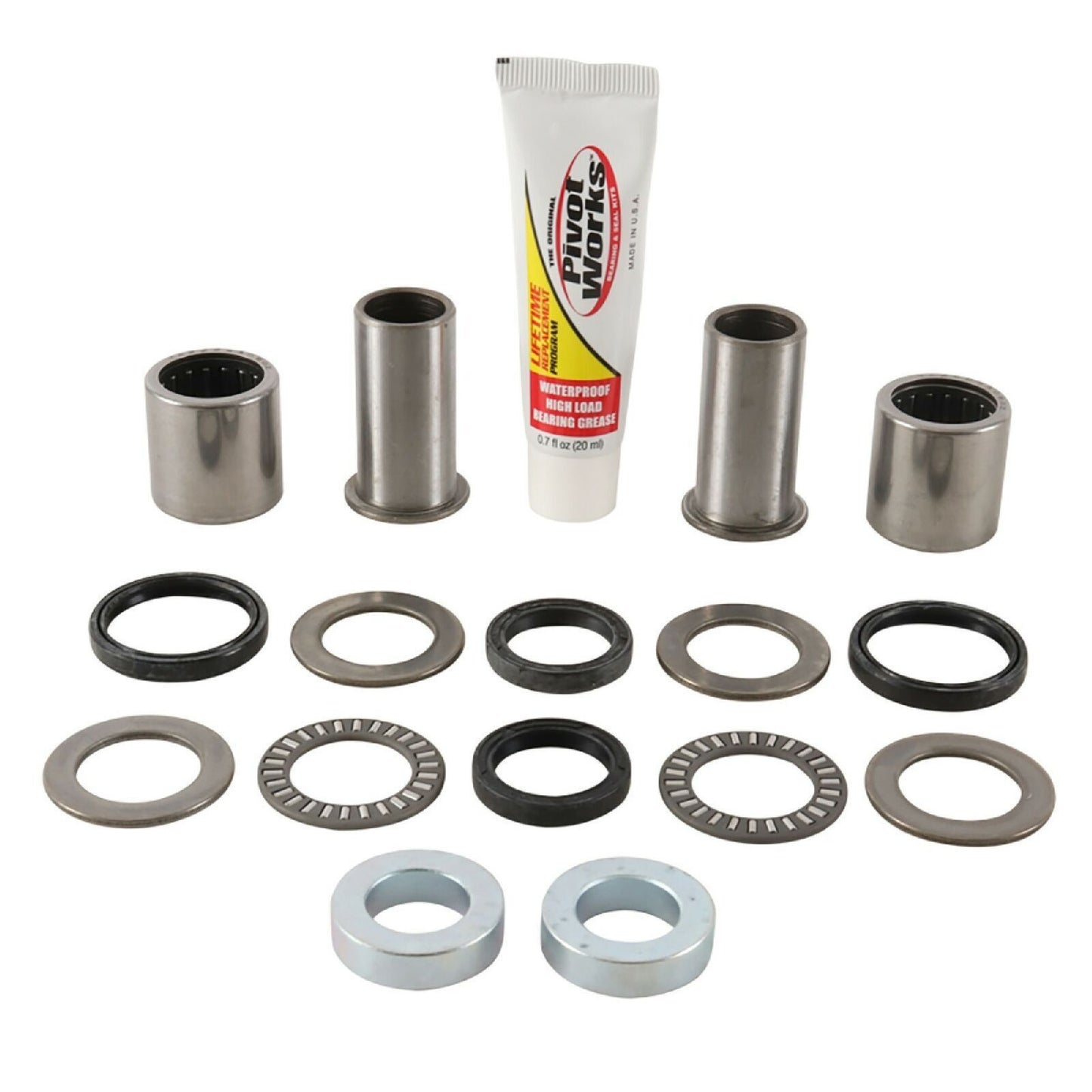 Pivot Works Swingarm Bearings Kawasaki KX250F RMZ250 2004-2005 Lifetime Warranty