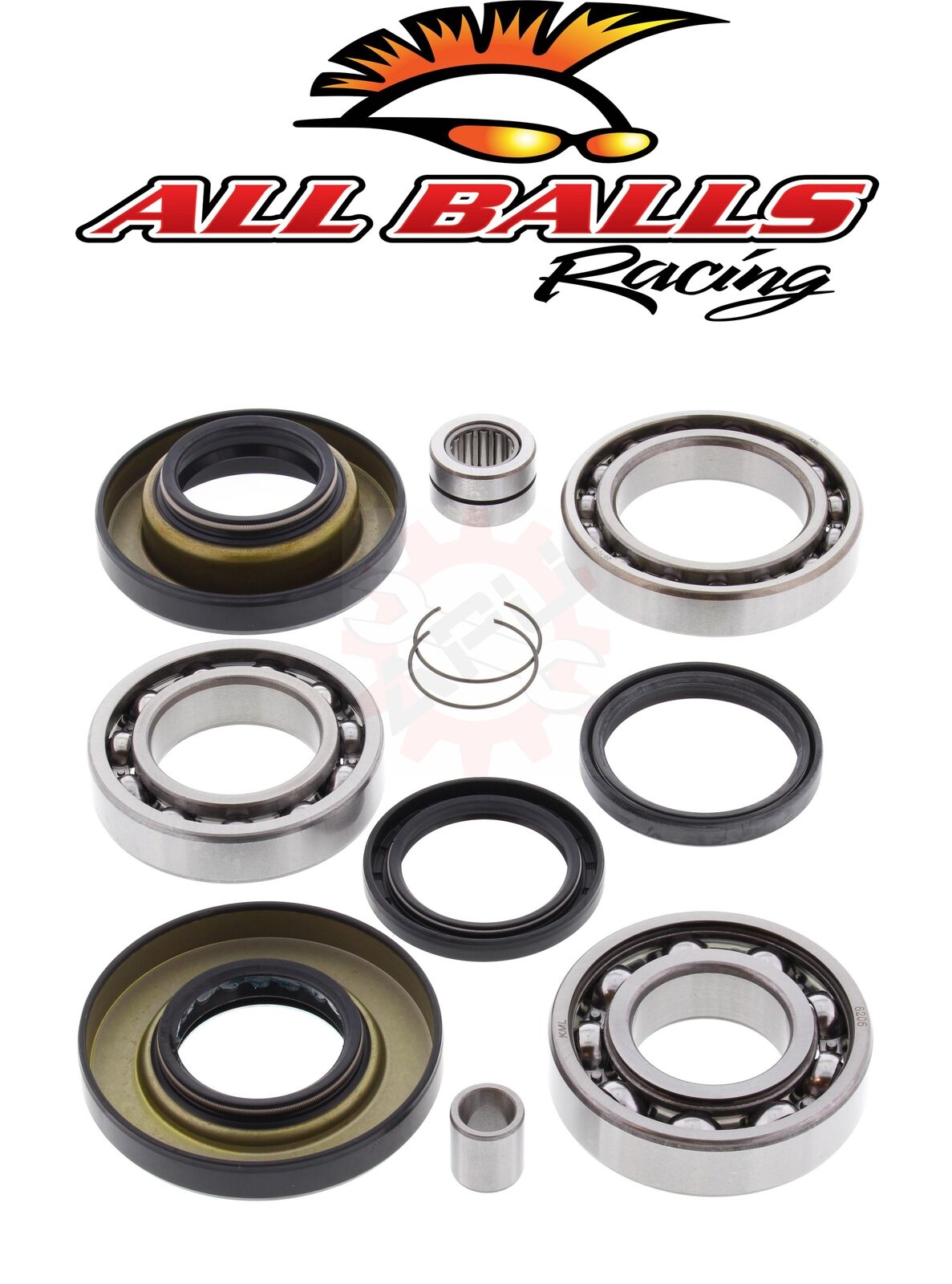 00-06 Honda TRX350 Rancher All Balls Rear Differential Bearings Seal Kit 350