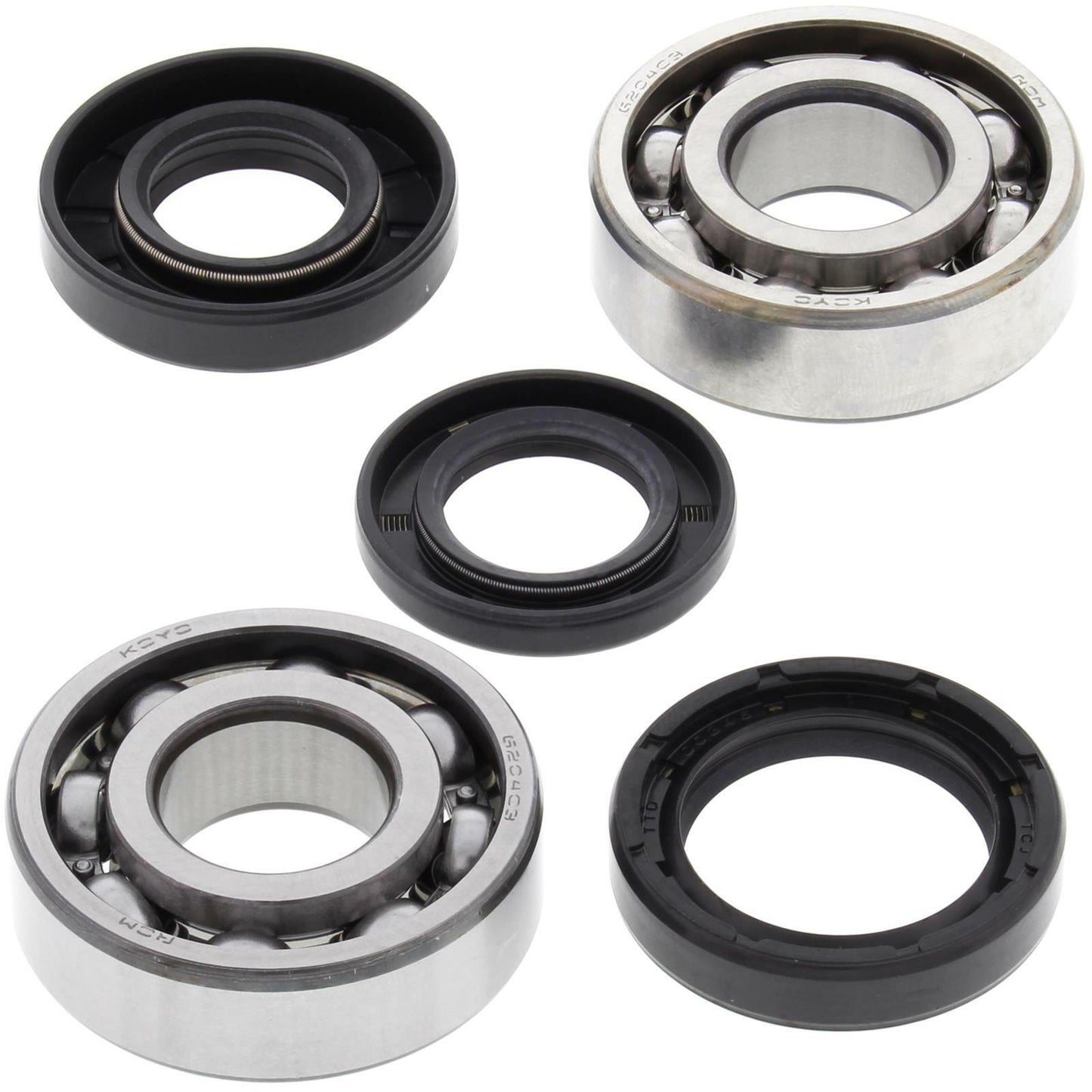 All Balls Crankshaft Bearings & Seals Yamaha DT50 GT80 TY80 YZ50 YZ60 24-1022