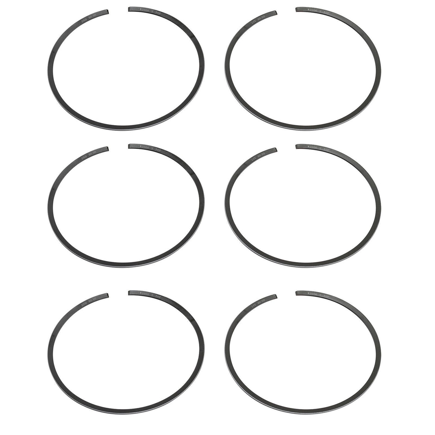 3 Namura Piston Ring Kits for Kawasaki Ultra 150 1200 STXR .020 Over Bore 80.5mm