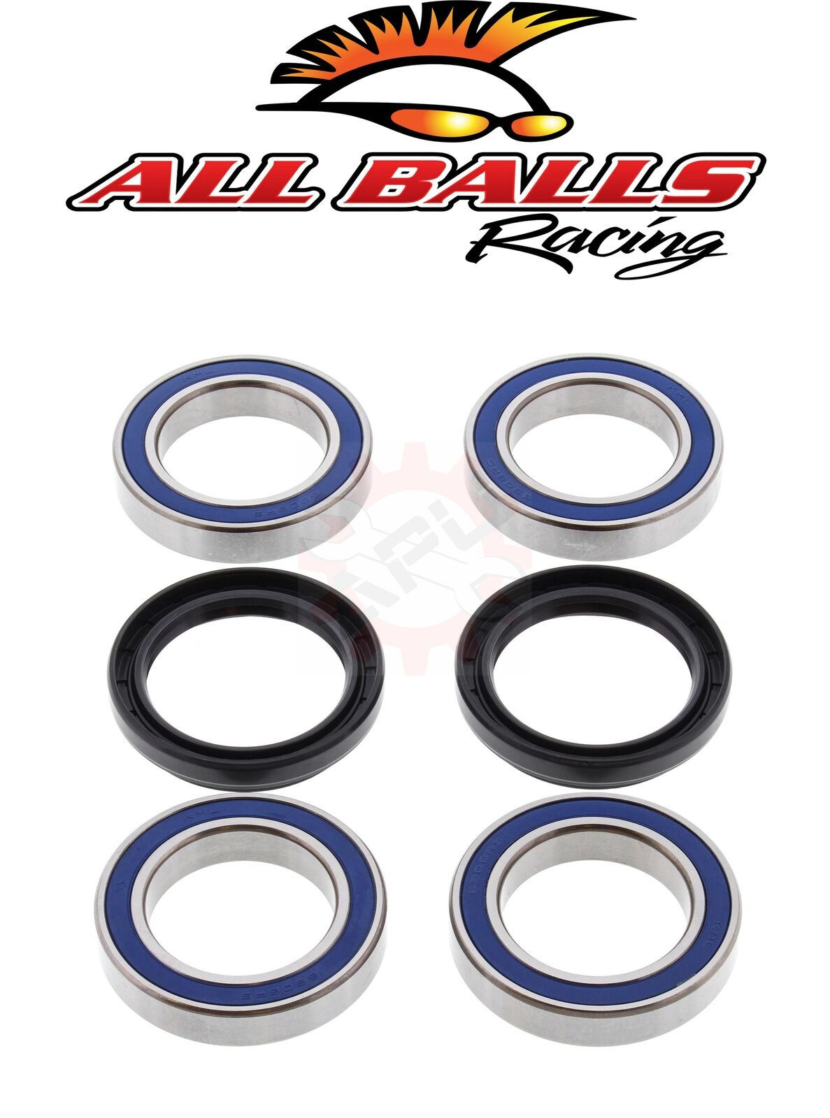 2004-2005 Yamaha Yfz450 All Balls Rear Wheel Axle Bearings Seals 25-1456