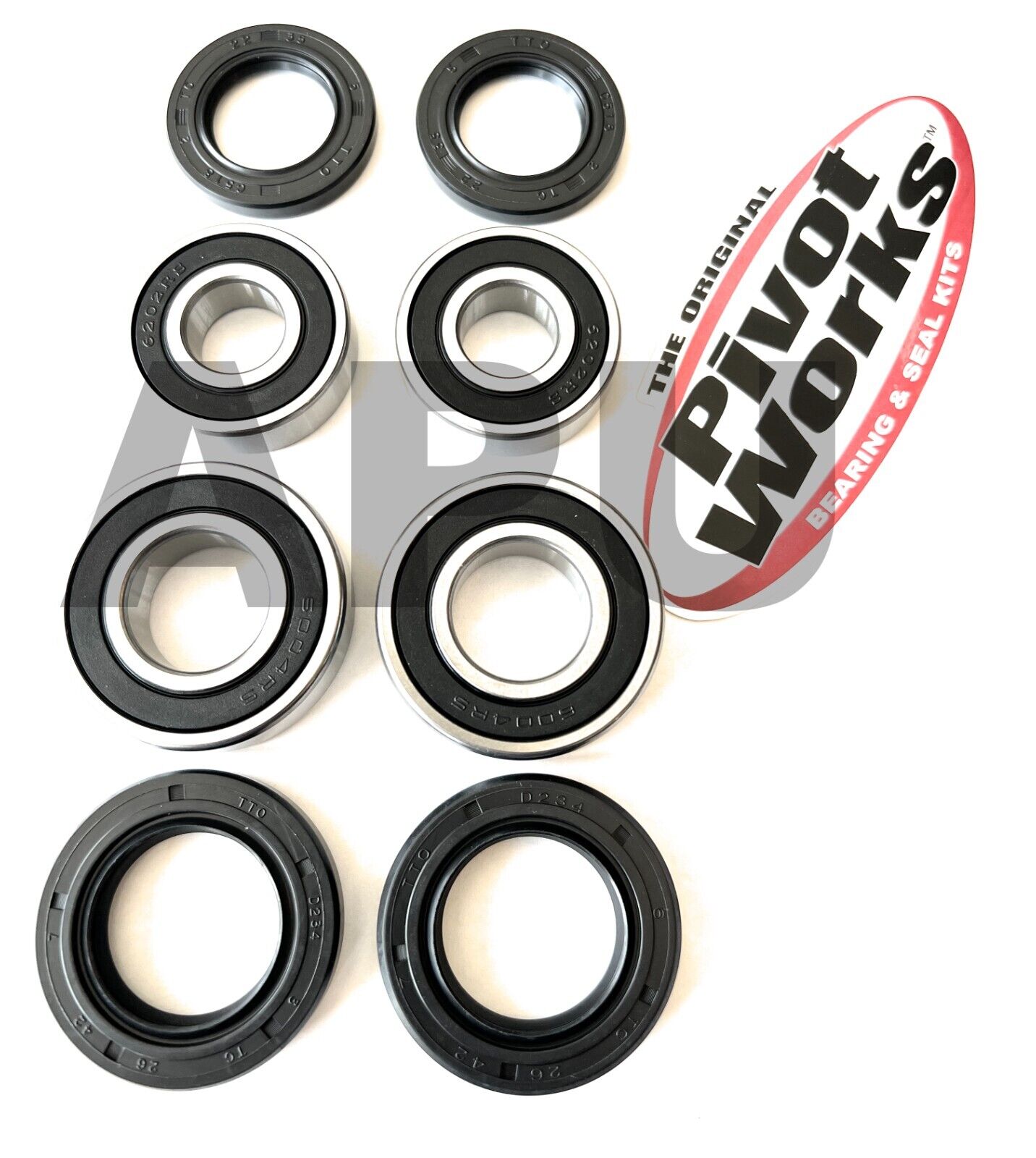 04-13 Yamaha 350 Raptor Front Wheel Bearings Pivot Works Lifetime Warranty