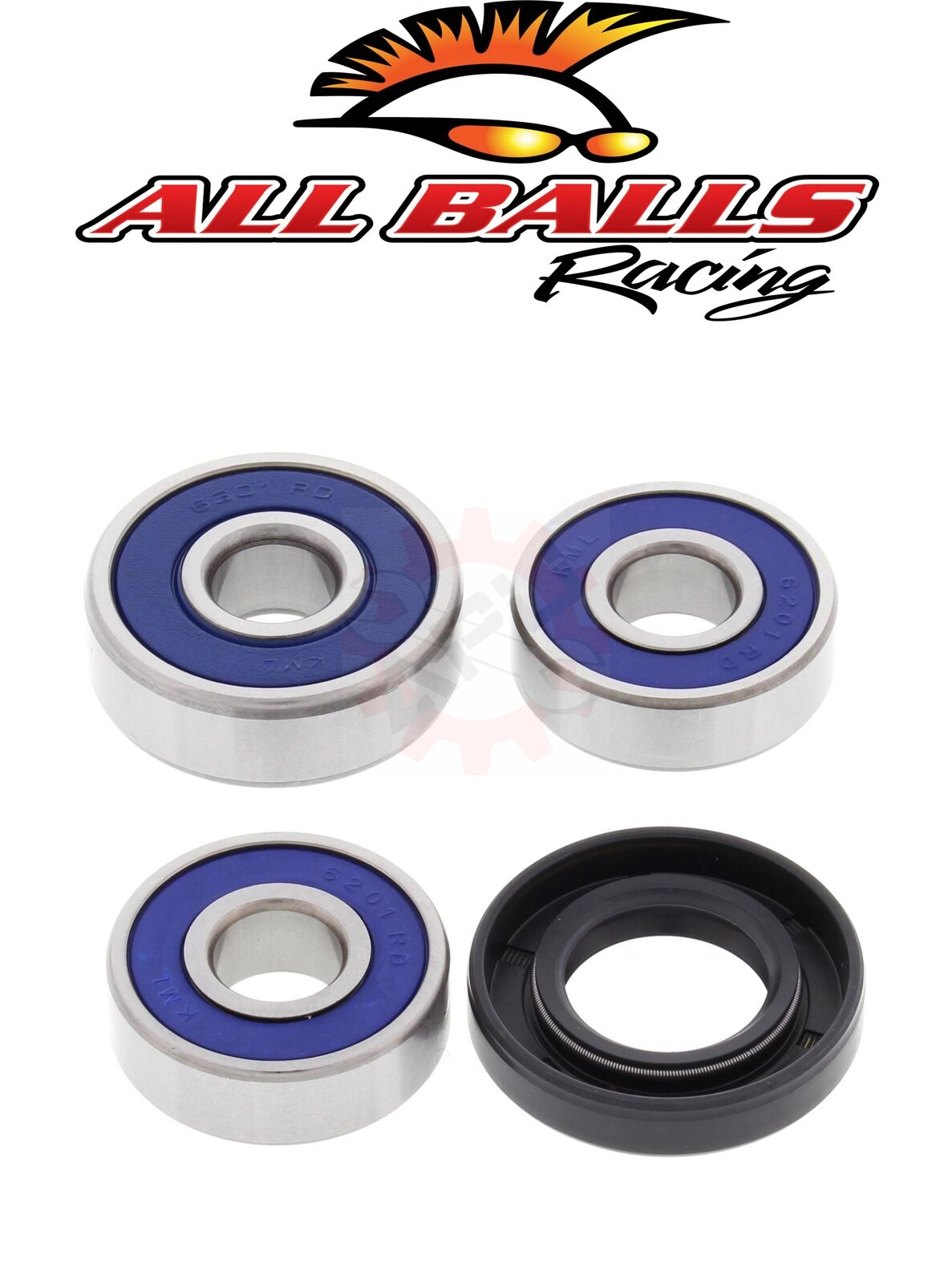 Rear Wheel Bearings KLX125 03-06 DRZ125 03-17 ALL BALLS 25-1517