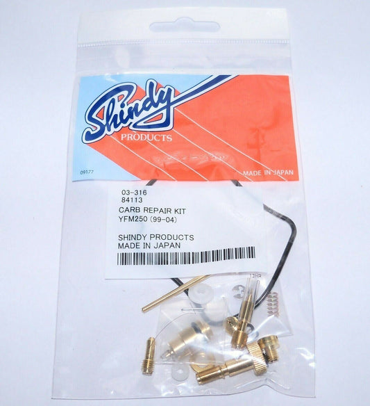 1999-2004 Yamaha 250 Beartracker Carb Carburetor Repair Kit 03-316