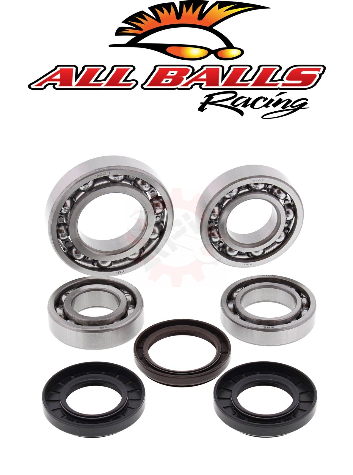 All Balls Rear Differential Bearings 450 Grizzly 2011-2014 Yamaha IRS 25-2099