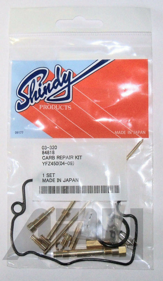 2004-2009 Yamaha Yfz450 Carb Carburetor Repair Kit 03-320
