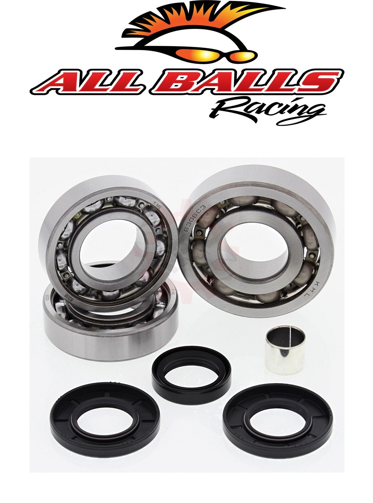 All Balls Front Differential Bearings Magnum 500 4X4 Polaris 25-2058