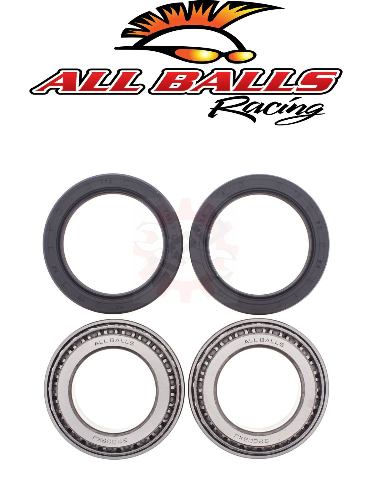 New All Balls Bombardier Can-Am Ds650 Ds 650 Rear Axle Bearings & Seals 25-1432