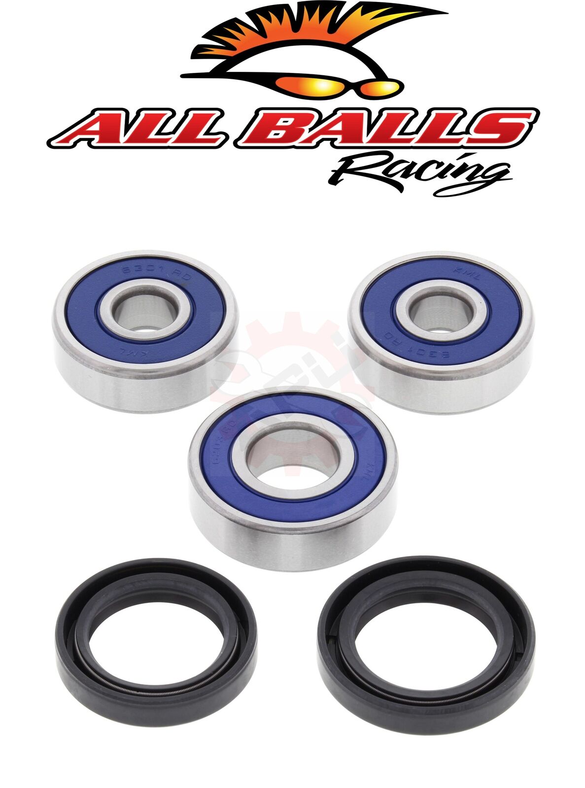 Rear Wheel Bearings GROM 125 14-18 Honda ALL BALLS 25-1600