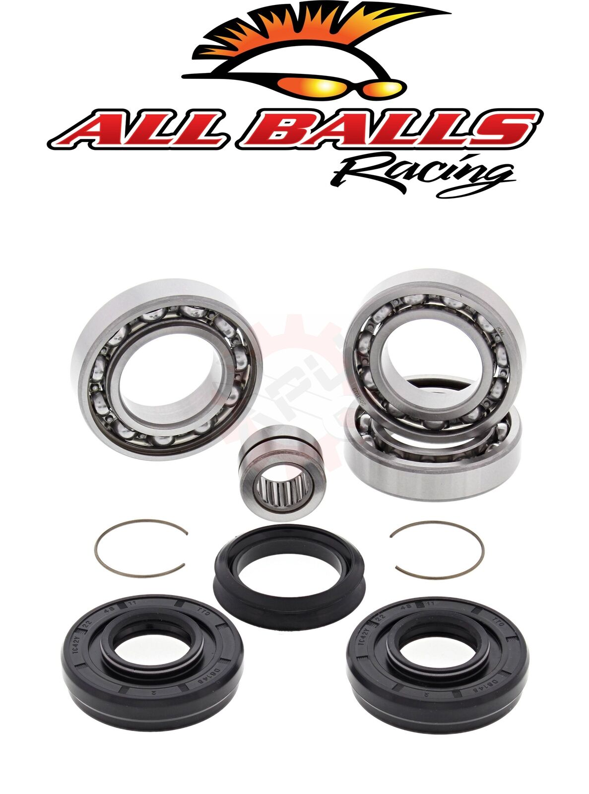All Balls Front Differential Bearings Rancher 400 AT 2004-2007 Honda 25-2046