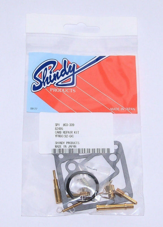 2002-2008 Yamaha Raptor 80 Carb Carburetor Repair Kit Yfm80 03-309