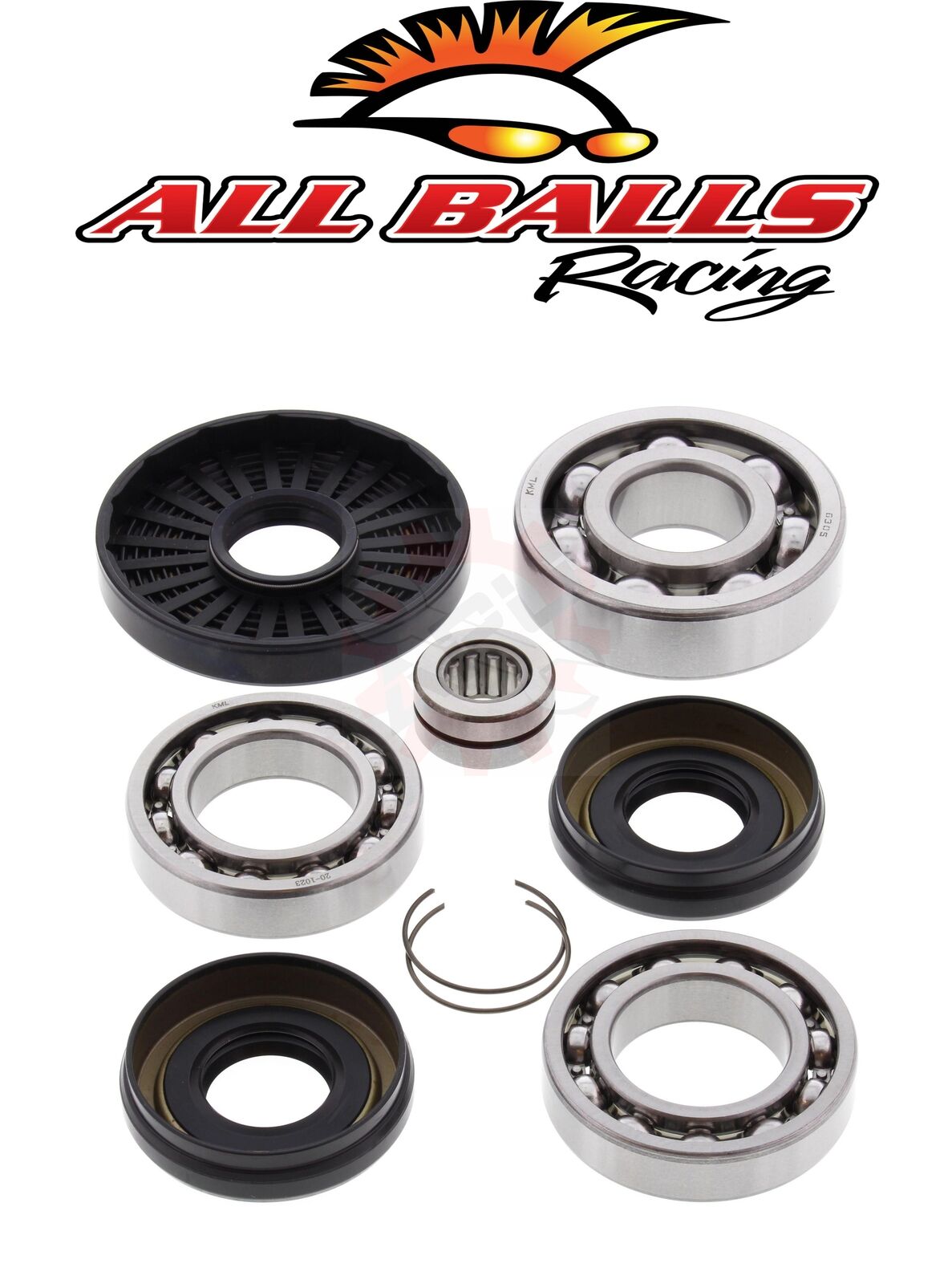 All Balls Front Differential Bearings Kawasaki Mule 610 Prairie 400 25-2016