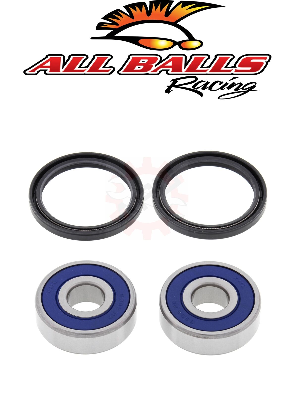 Front Wheel Bearings VS1400 GSX600F VS800GL Suzuki Kawasaki ALL BALLS 25-1147