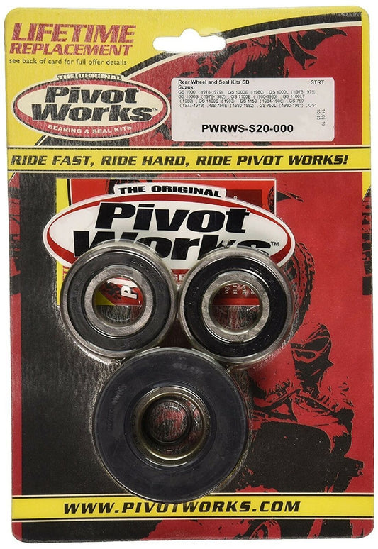Pivot Works Rear Wheel Bearings 1980-1983 Suzuki GS1100E Lifetime Warranty