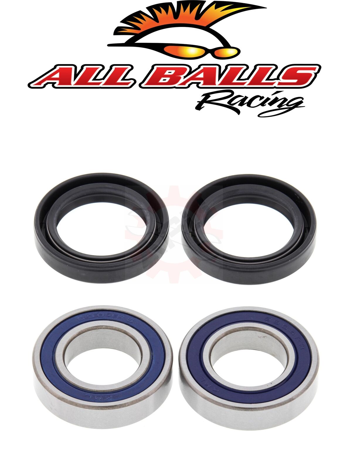 All Balls Front Wheel Bearings Honda Cr125 Cr250 Crf250 Crf450 Cr500 25-1081