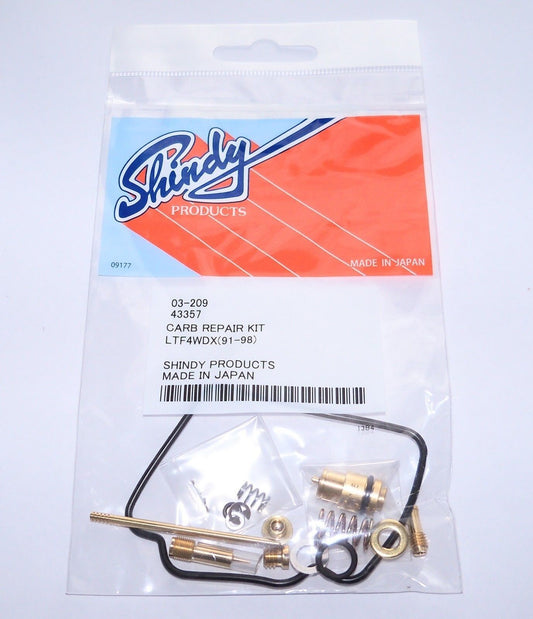 1999 Suzuki 300 King Quad Carb Carburetor Repair Kit Ltf300f 03-209