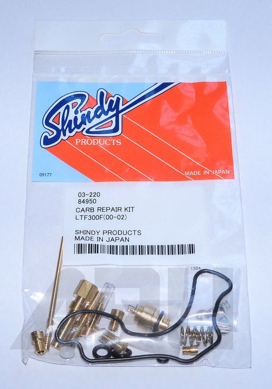 Carburetor Repair Kit JAPAN 2000-2002 Suzuki 300 King Quad Ltf300f Carb Rebuild