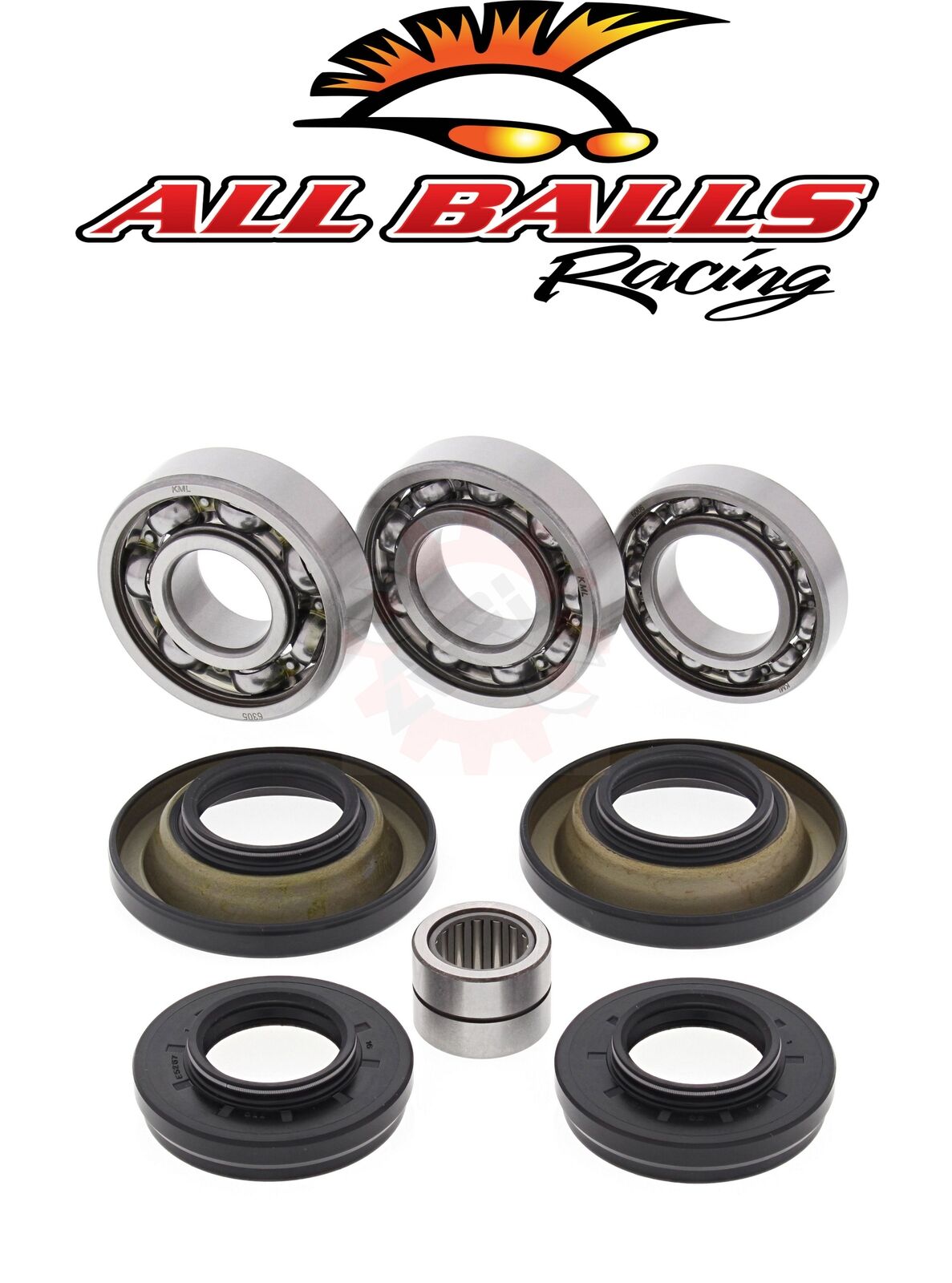 All Balls Rear Differential Bearings Seals 09-14 Honda 420 Rancher 25-2067