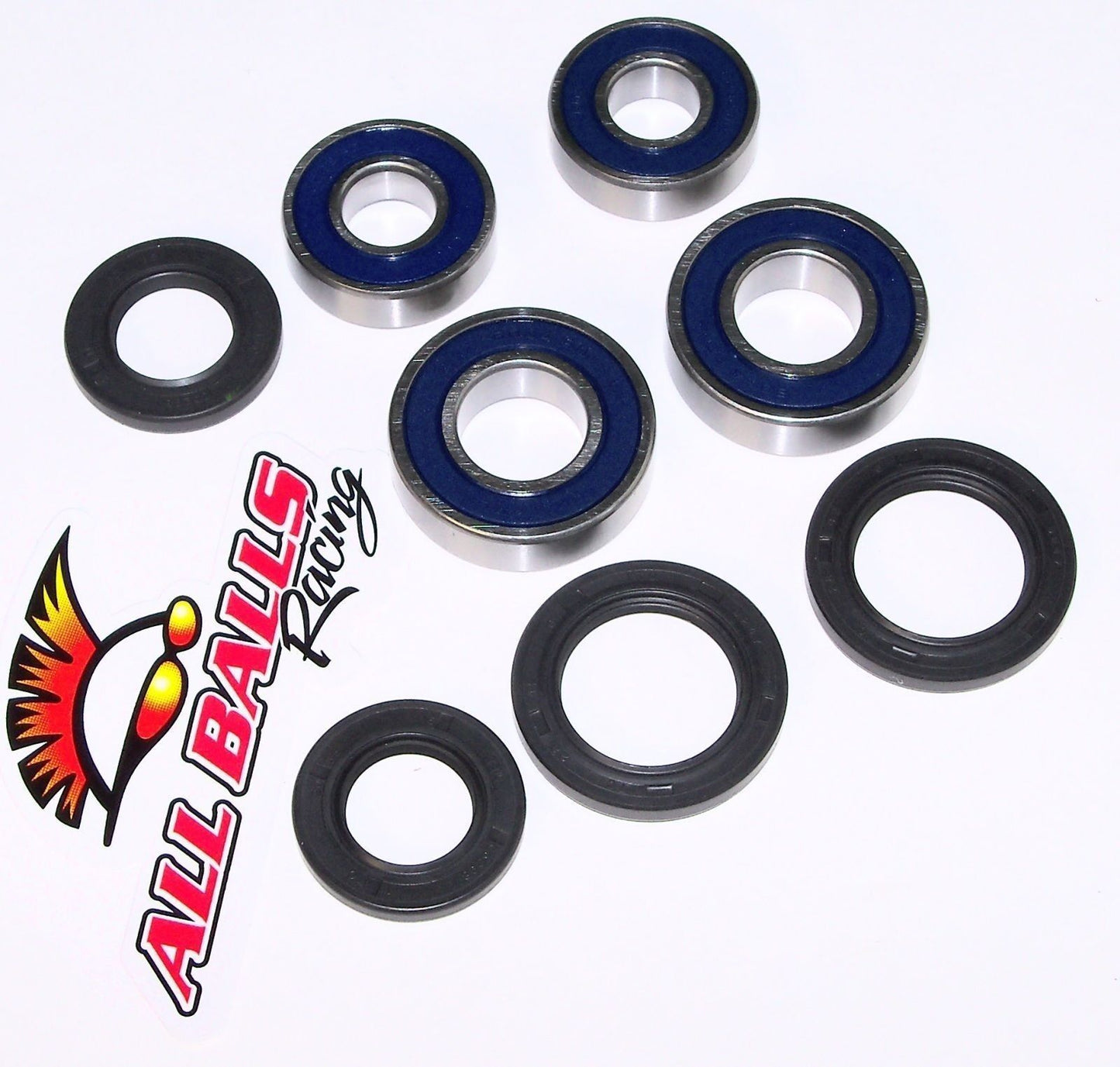 08-2012 Kawasaki KFX450R ALL BALLS FRONT WHEEL BEARINGS SEALS KFX450 (2) 25-1035