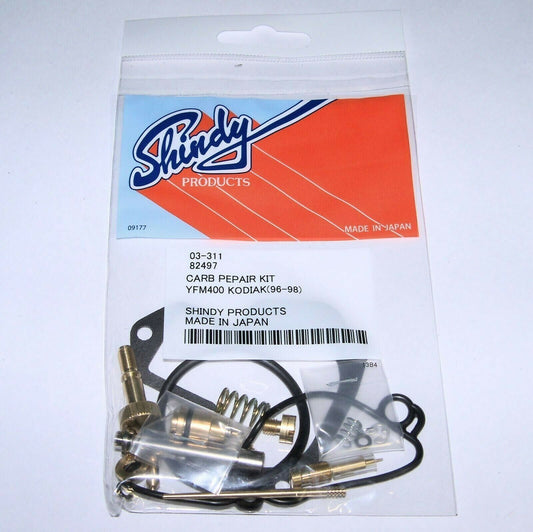 Carburetor Repair Kit JAPAN 96-98 Yamaha 400 KODIAK 4X4 Carb Rebuild 03-311