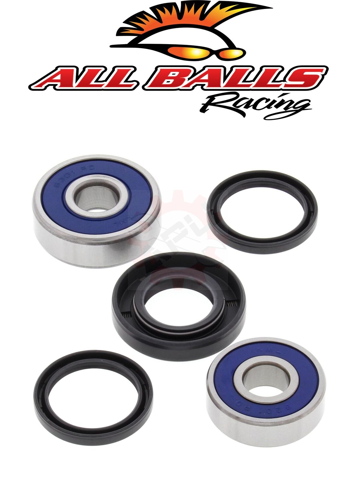 Rear Wheel Bearings for Kawasaki KX80 86-87 ALL BALLS 25-1179