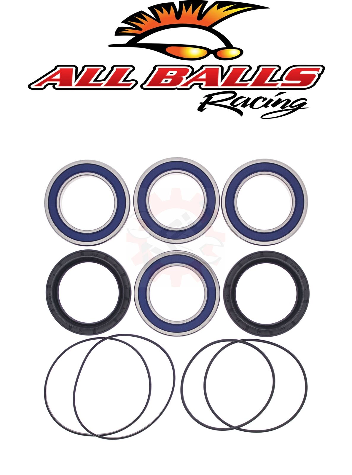ALL BALLS 2006-2012 Yamaha 700 Raptor Rear Wheel Axle Bearings Seals 25-1526