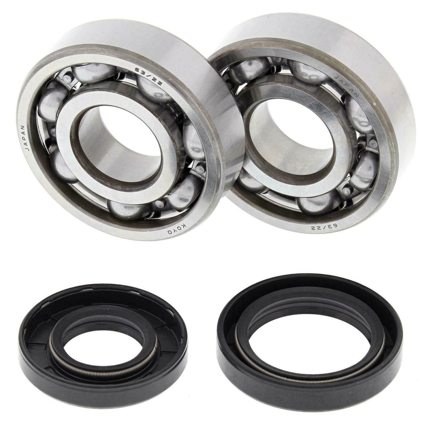 All Balls Crankshaft Bearings Yamaha YZ125 2001 2002 2003 2004 24-1025