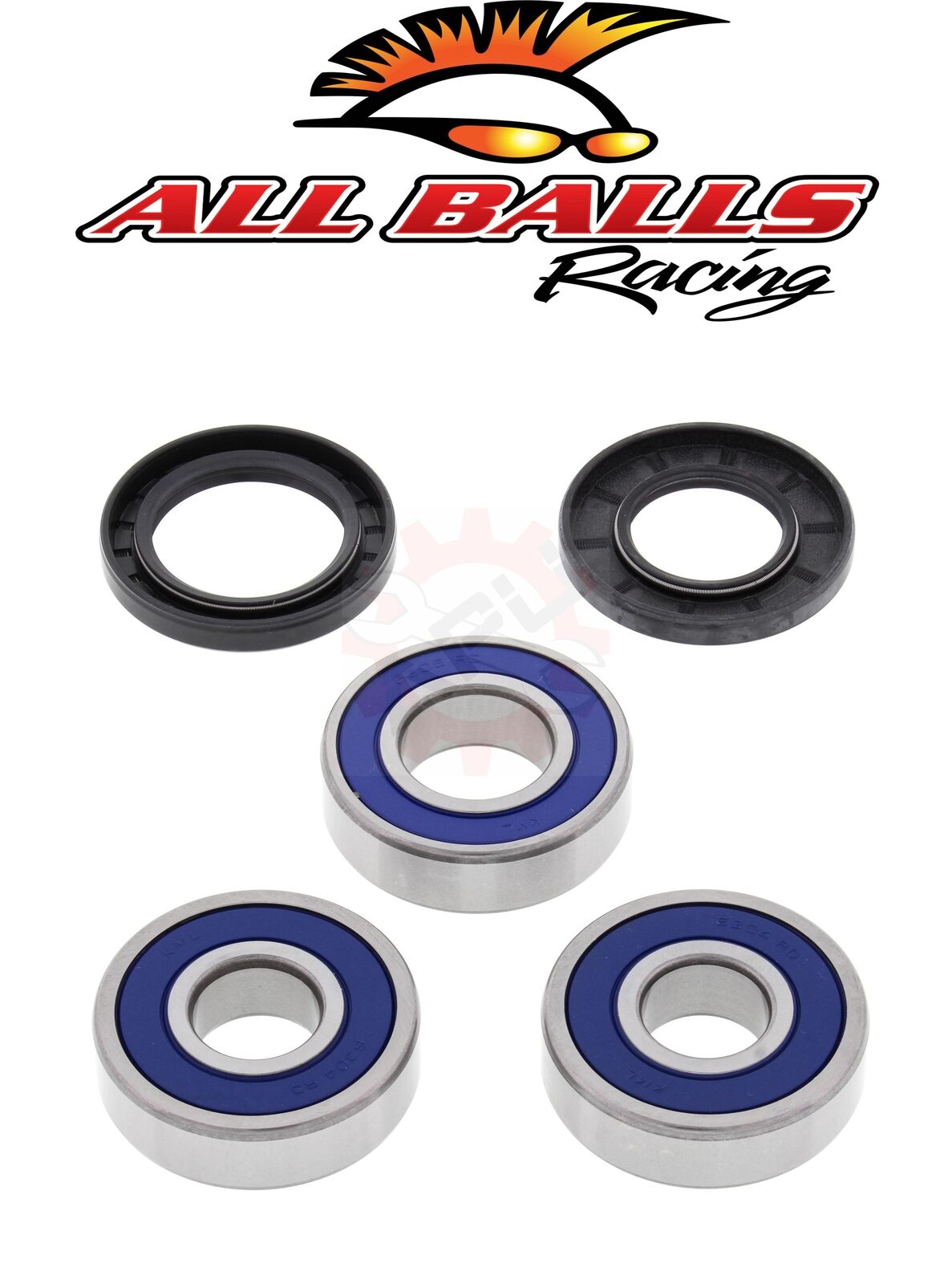 Rear Wheel Bearings KLZ1000 15-17 Z1000 10-16 ZX1000 11-16 ALL BALLS 25-1281