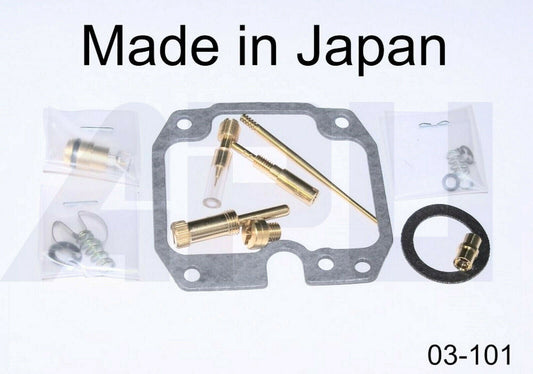 1988-1998 Kawasaki 220 Bayou Carburetor Carb Repair Kit Made In Japan 03-101