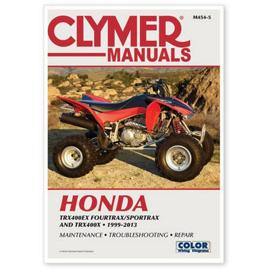 99-14 Honda Trx400ex 400ex 400x Clymer Repair Service Shop Manual M454