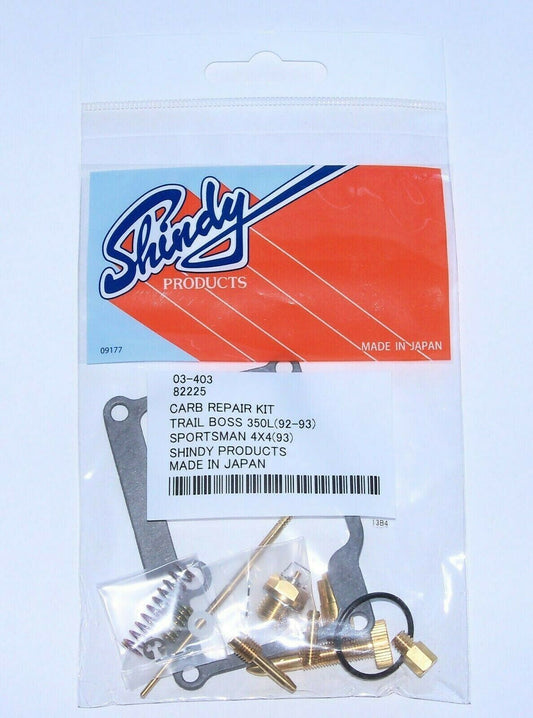 Carburetor Repair Kit JAPAN 93 Polaris Sportsman 400 4x4 Carb Rebuild 03-403